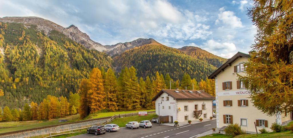 Hotel Veduta Cinuos-Chel Exteriér fotografie