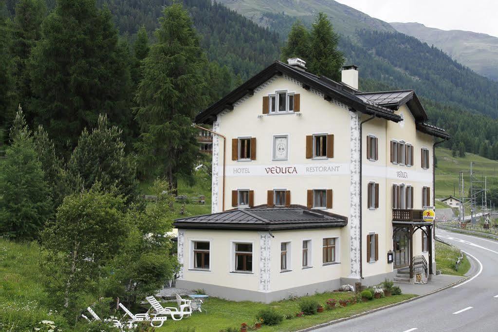 Hotel Veduta Cinuos-Chel Exteriér fotografie